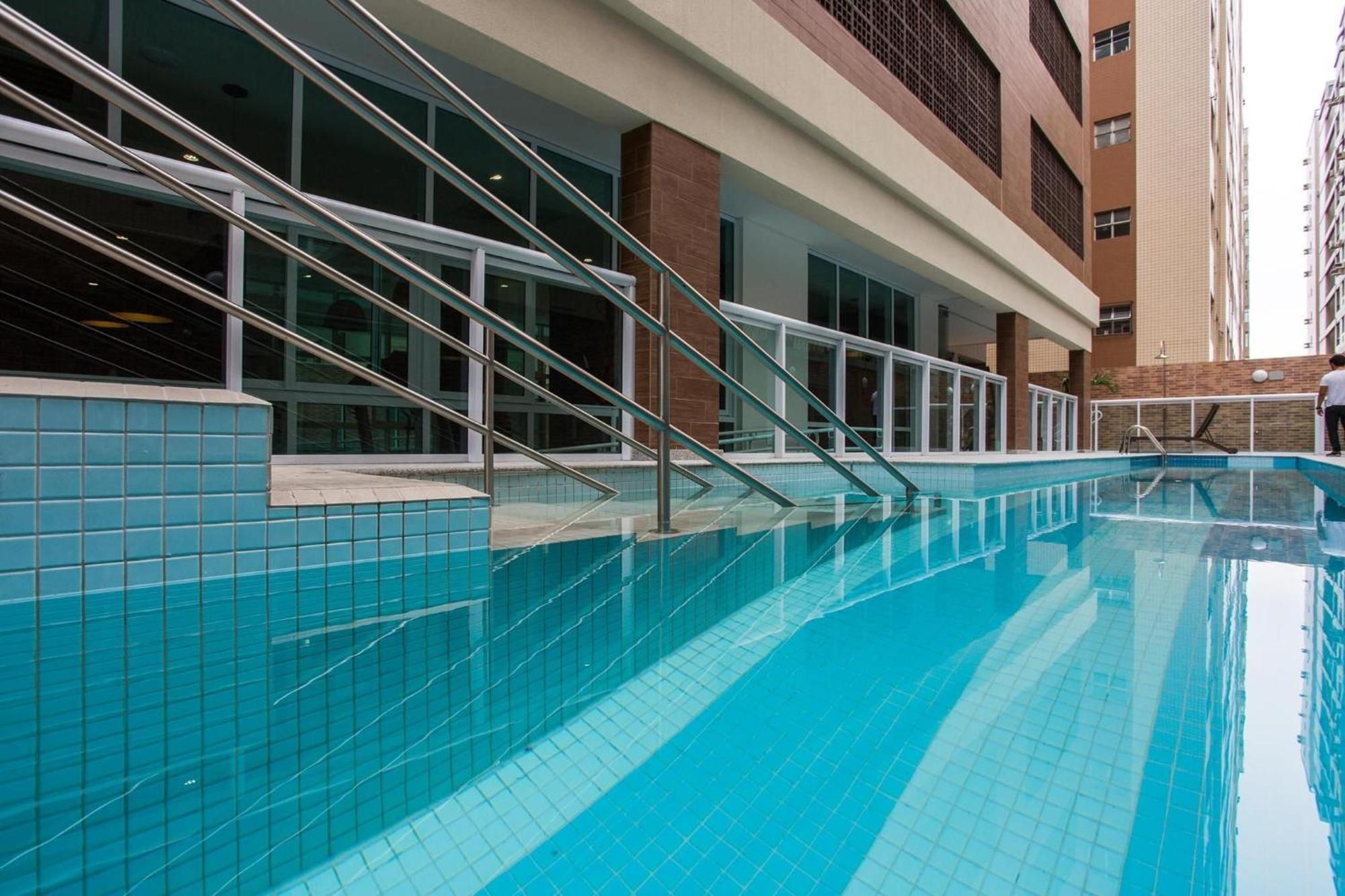 Appartamento Residencial Estanconfor Com Vista Mar 2 Ac E Garagem Santos  Esterno foto