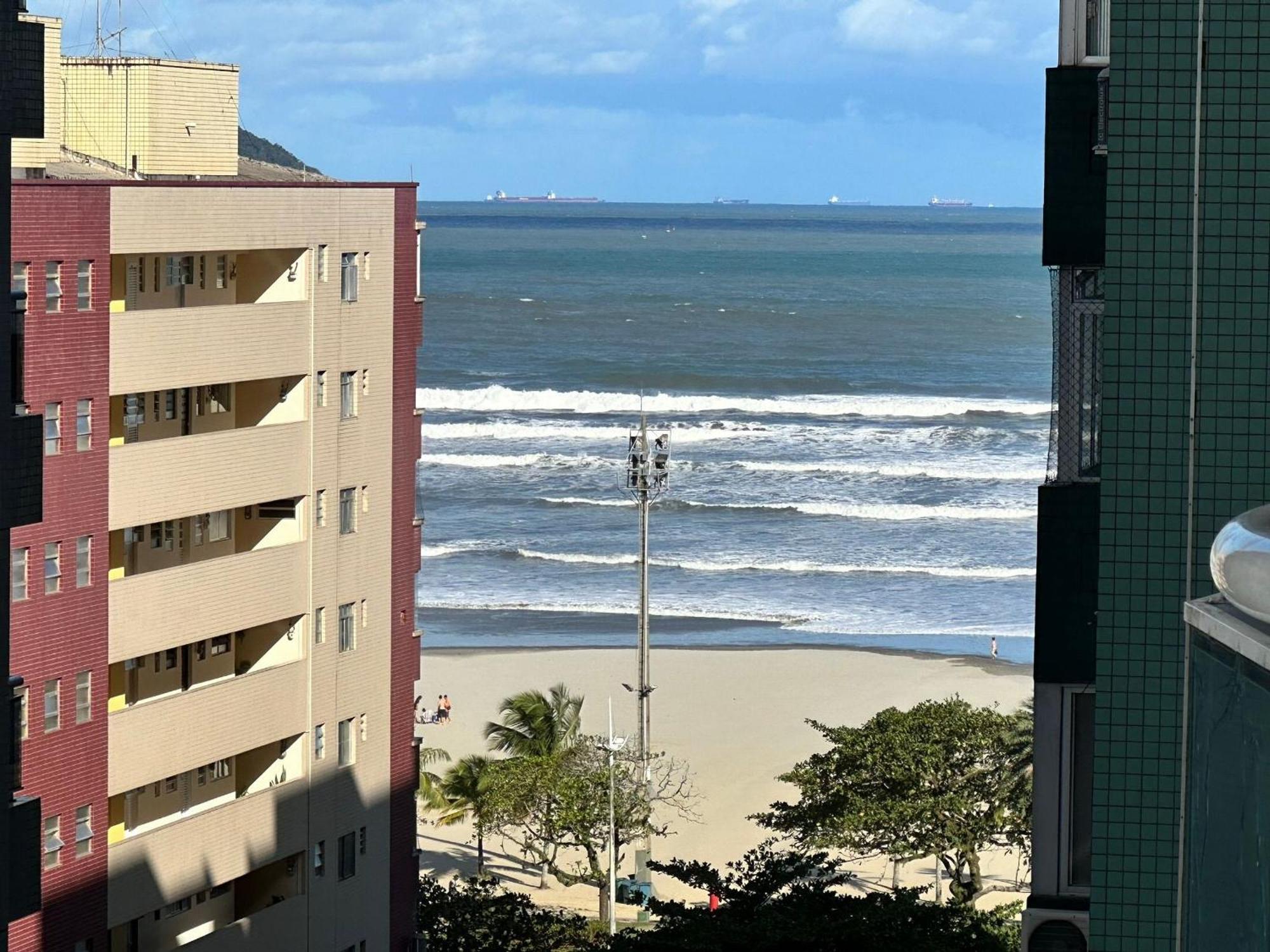 Appartamento Residencial Estanconfor Com Vista Mar 2 Ac E Garagem Santos  Esterno foto